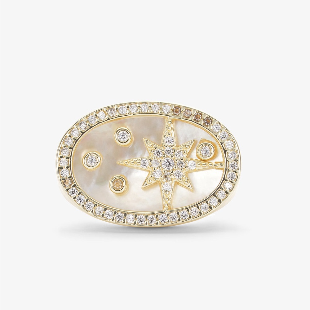 NWOT 💖Melinda Maria My Lucky Star⭐️ Ring Sz 8